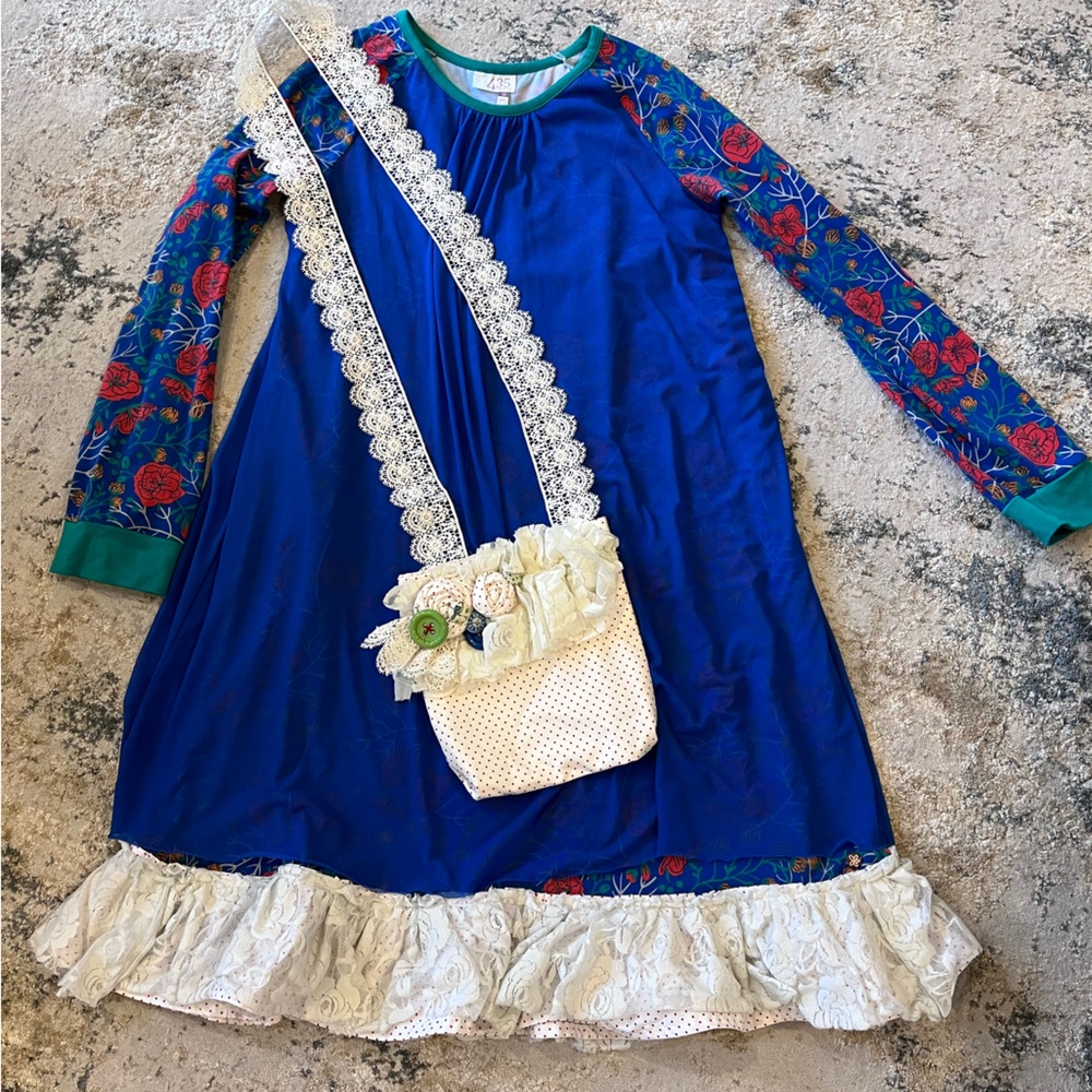 Matilda, Jane, girls dress, and purse 16